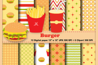 Burger Digital Paper: Creative Fuel for Designers, Crafters, and Small Businesses