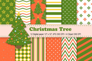 Christmas Tree Digital Paper