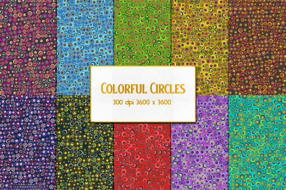 Colorful Circles: Bold, Versatile & Ready to Use