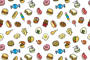 Food Seamless Patterns: The Versatile Power of Vector Food Doodle Designs