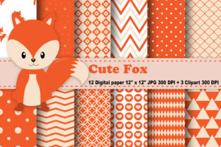 Fox Digital Paper: Premium 12×12 Design Resources