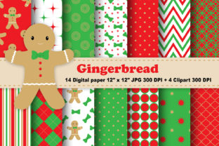 Gingerbread Digital Paper