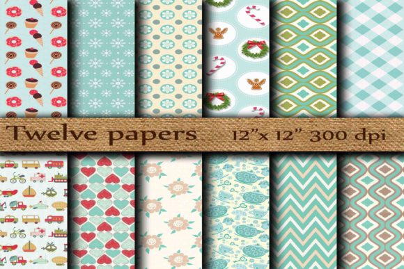 Kids Digital Papers: Creative & Printable Design Resources