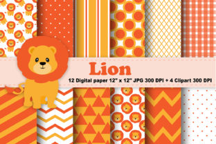 Lion Digital Paper: High-Res 12×12 Design Assets for Real Projects