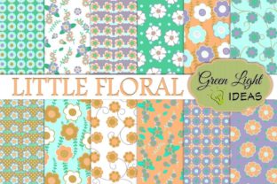 Little Floral Digital Papers
