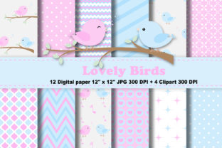 Lovely Birds Digital Paper: A Creative Resource for Designers and Crafters