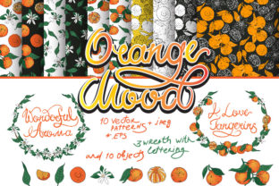 Orange Mood: Vibrant Mandarins & Orange Blossom Patterns