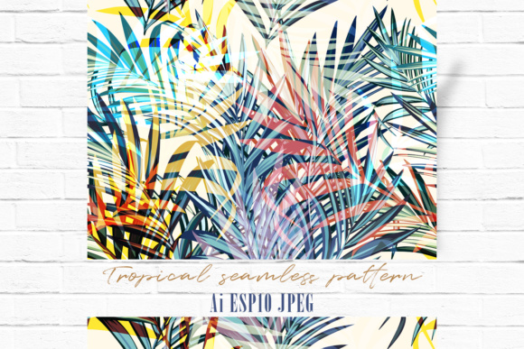 Palm Leaves Vector Seamless Pattern: A Versatile Design Asset for Creative Professionals