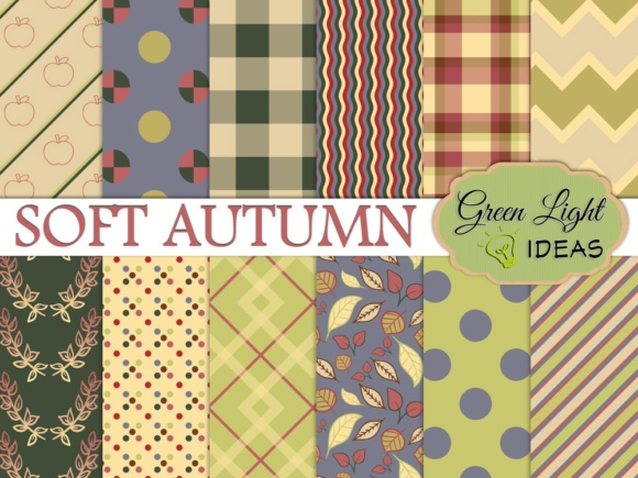 Soft Autumn Digital Papers