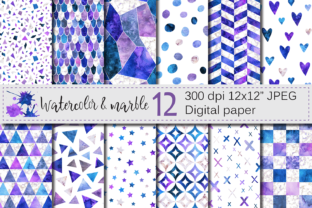 Watercolor Seamless Digital Papers